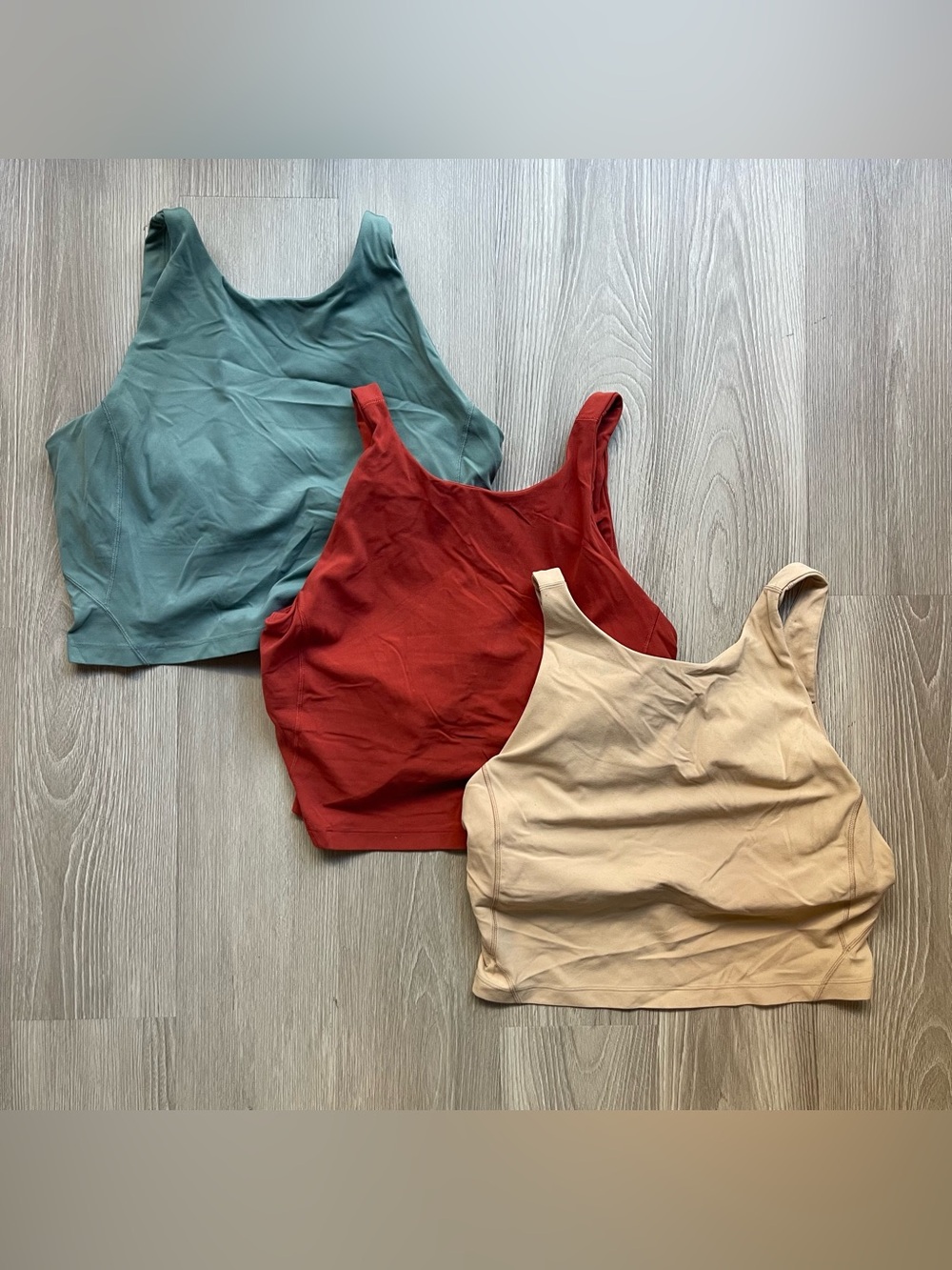Lululemon High Neck Align Tank Set of 3 W1DPYS Size 12
